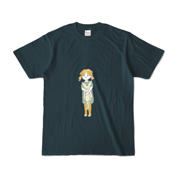 カラーTシャツ - S - デニム (濃色)