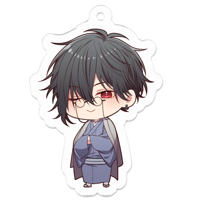 アクリルキーホルダー（コーティング） - 50 x 50 (mm)