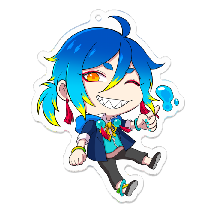 アクリルキーホルダー（コーティング） - 70 x 70 (mm)