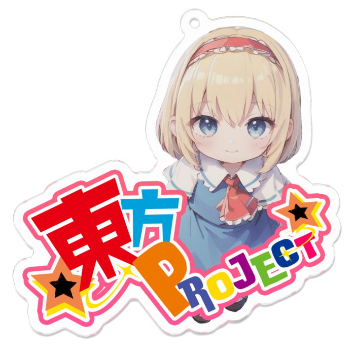 アクリルキーホルダー - 70 x 70 (mm)