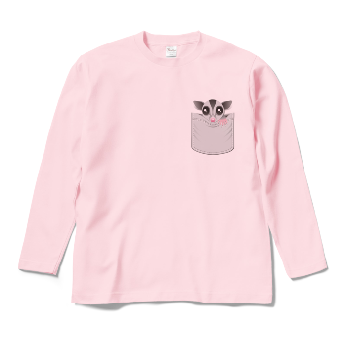 ロングスリーブTシャツ - M - ライトピンク