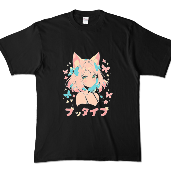 カラーTシャツ - XL - ブラック (濃色)