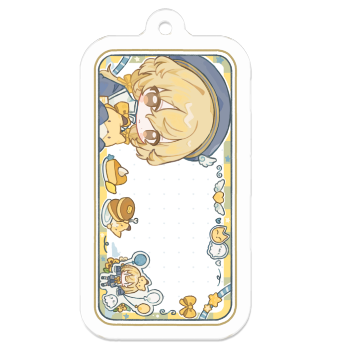 アクリルキーホルダー - 50 x 50 (mm)