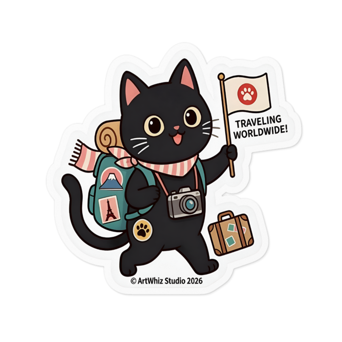 ステッカー - 100 x 100 (mm)