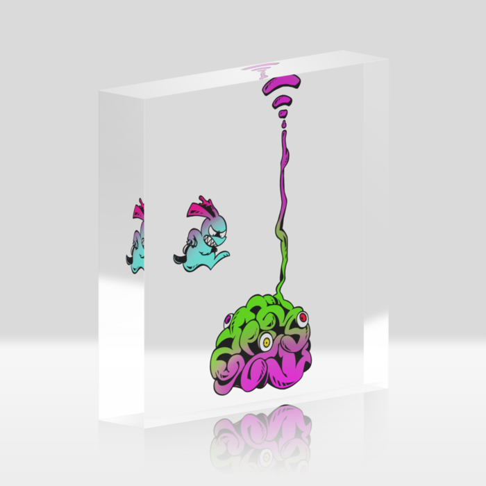 アクリルブロック - 100x100mm(3)