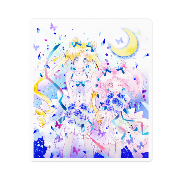 ステッカー - 100 x 100 (mm)ホワイト