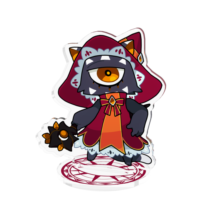 【黒】アクリルフィギュア中 - 70x70mm