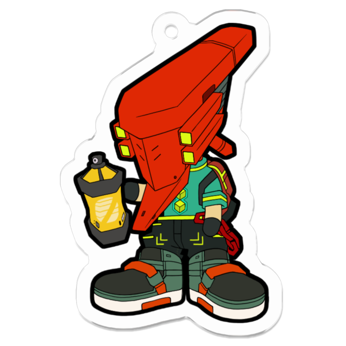 アクリルキーホルダー - 50 x 50 (mm)