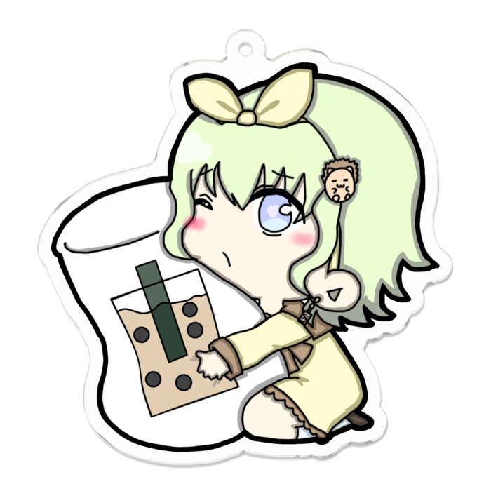 アクリルキーホルダー（コーティング） - 70 x 70 (mm)