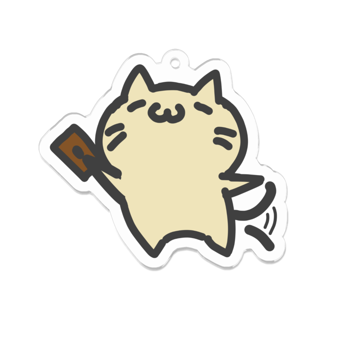 アクリルキーホルダー - 70 x 70 (mm)