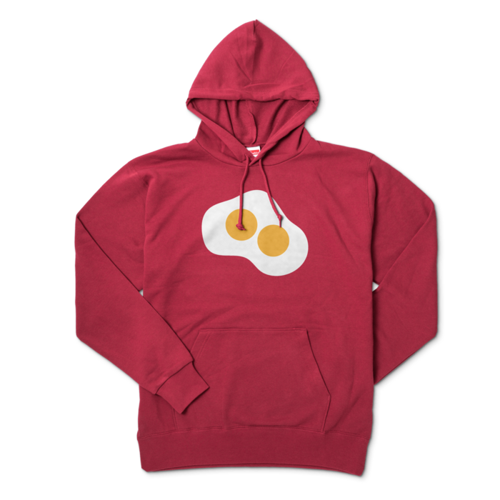 パーカー - XL - バーガンディ