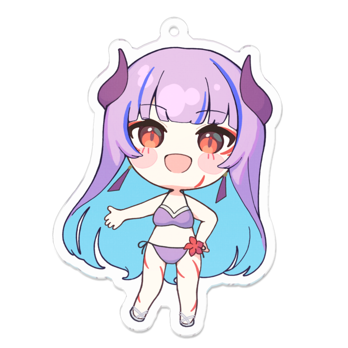 アクリルキーホルダー - 70 x 70 (mm)