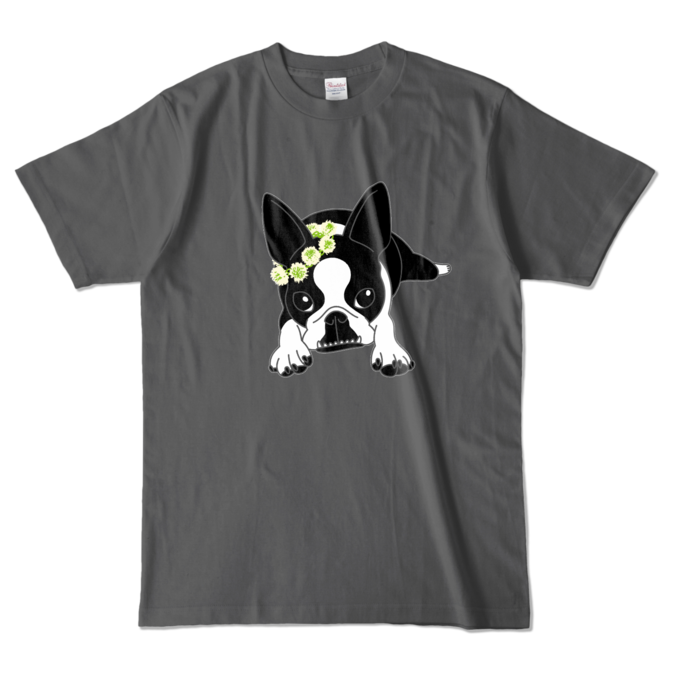 カラーTシャツ - L - チャコール (濃色)