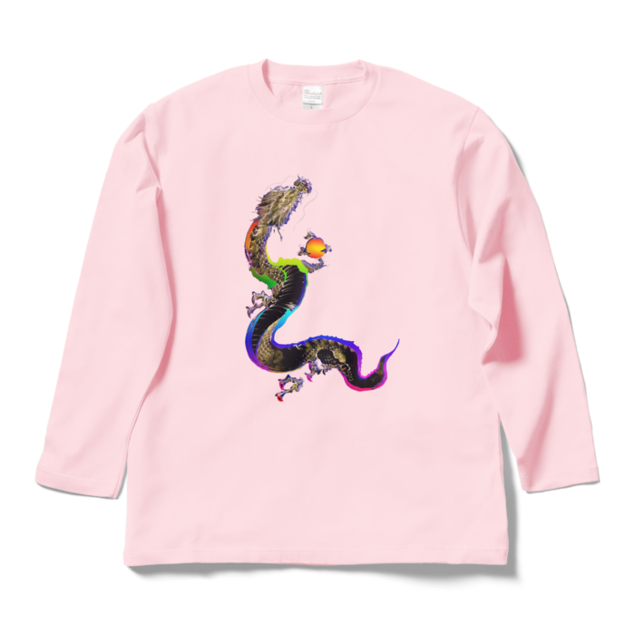 ロングスリーブTシャツ - L - ライトピンク