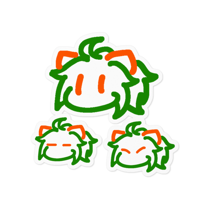 ステッカー - 100 x 100 (mm)(1)