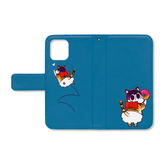 手帳型iPhoneケース - iPhone12 mini - ストラップ穴 あり