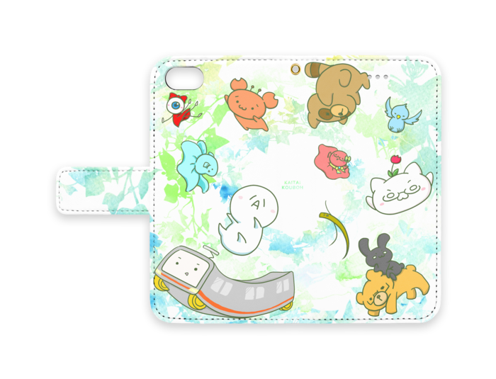 手帳型iPhoneケース - iPhone7 - ストラップ穴 あり