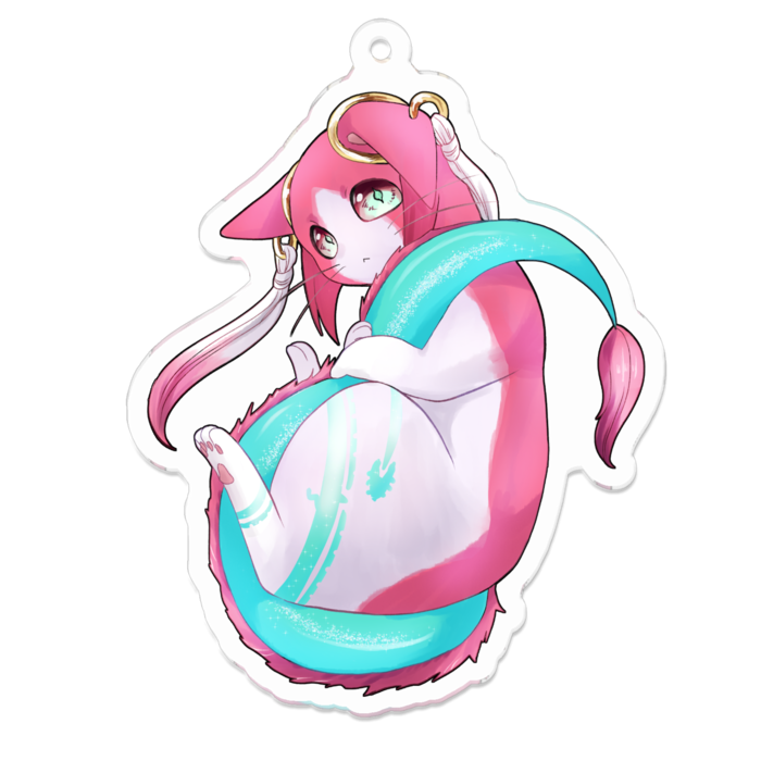 アクリルキーホルダー - 70 x 70 (mm)