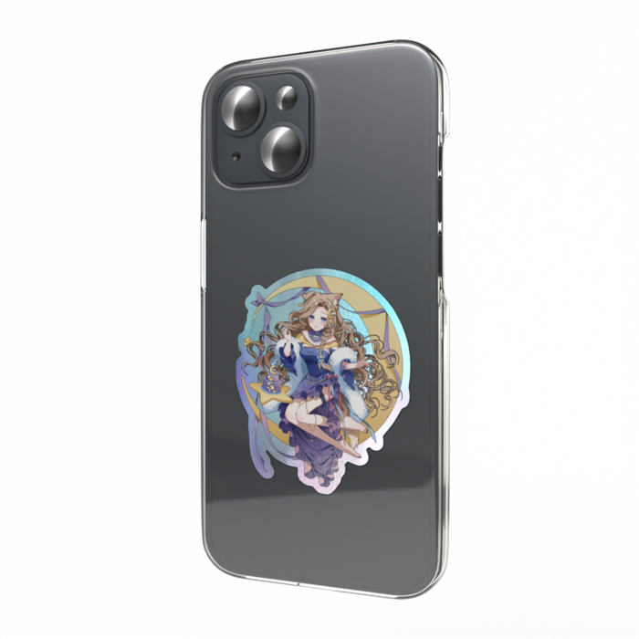 オーロラスマホステッカー - 縦