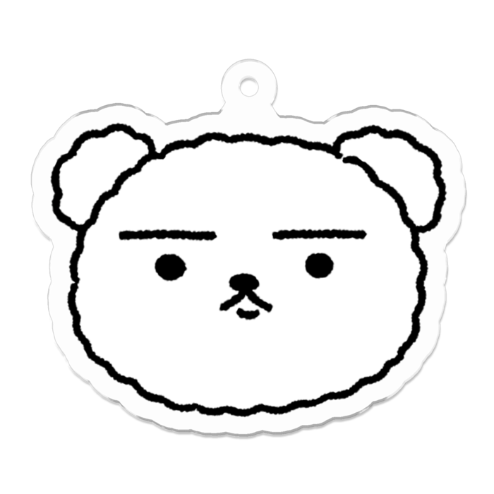 アクリルキーホルダー - 50 x 50 (mm)