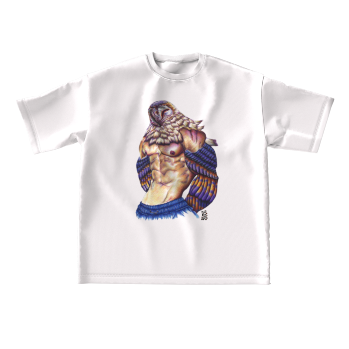 ビッグシルエットTシャツ - L - 両面