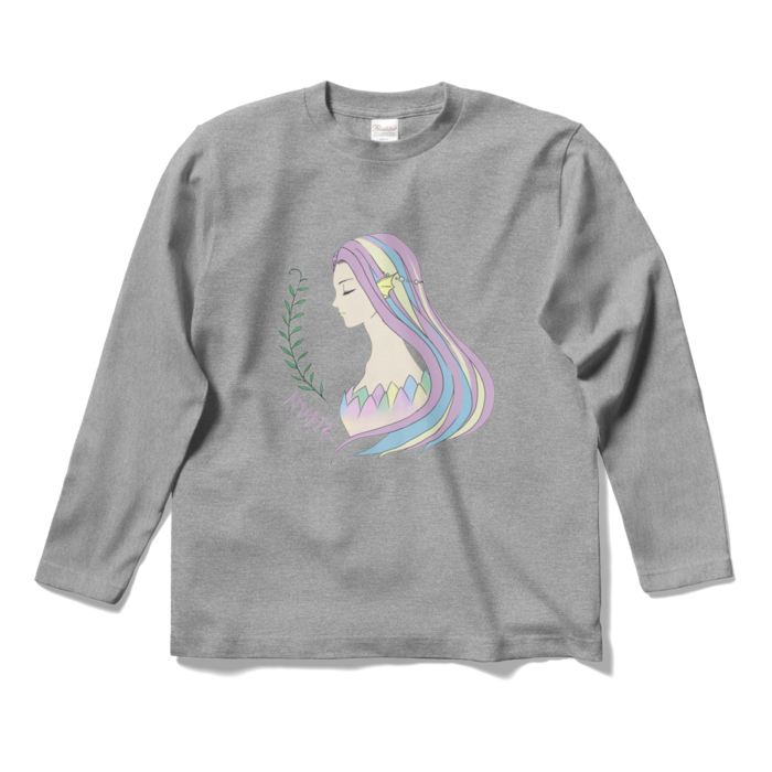 ロングスリーブTシャツ - S - 杢グレー