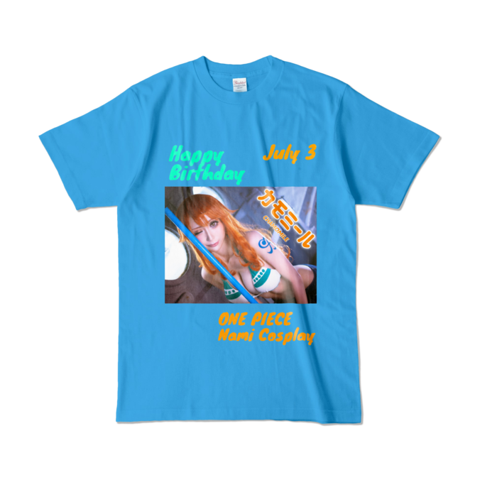 カラーTシャツ - L - ターコイズ (濃色)