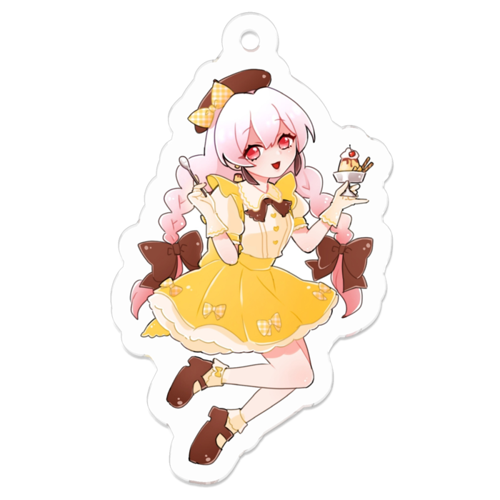 アクリルキーホルダー - 50 x 50 (mm)