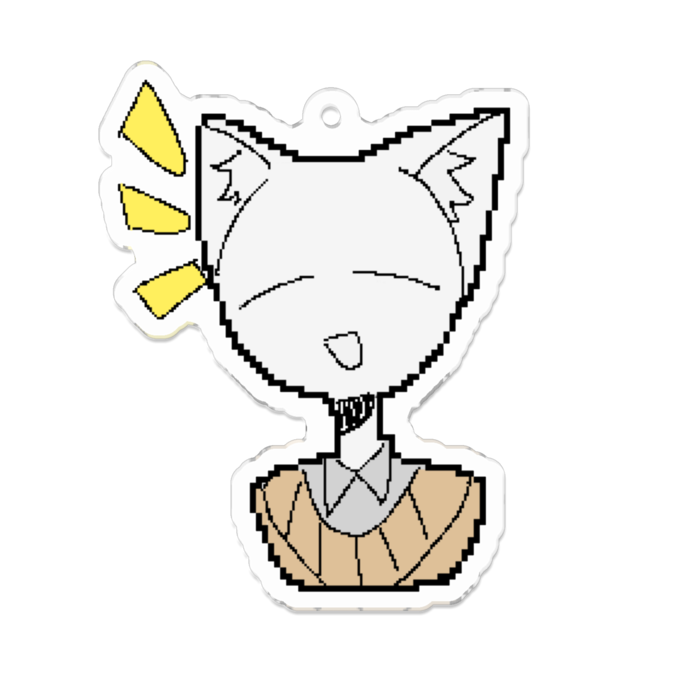 アクリルキーホルダー - 70 x 70 (mm)