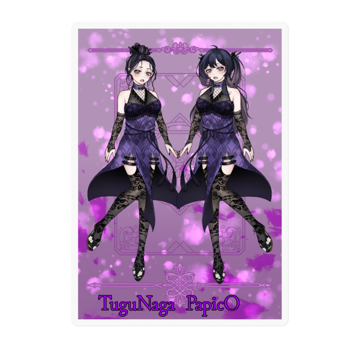 ステッカー - 100 x 100 (mm)