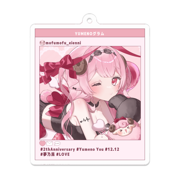 アクリルキーホルダー - 70 x 70 (mm)