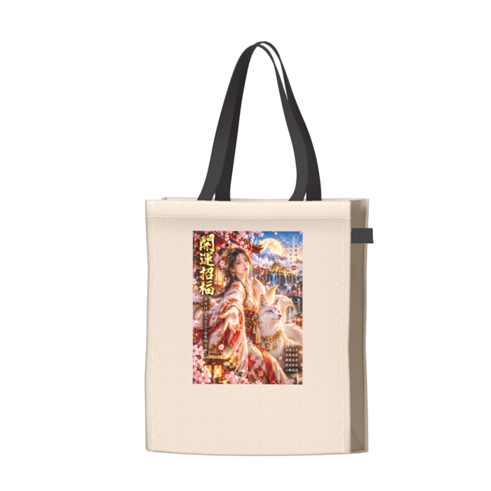 ツートンカラーバッグ - ブラック - W34 × H41 × D14cm