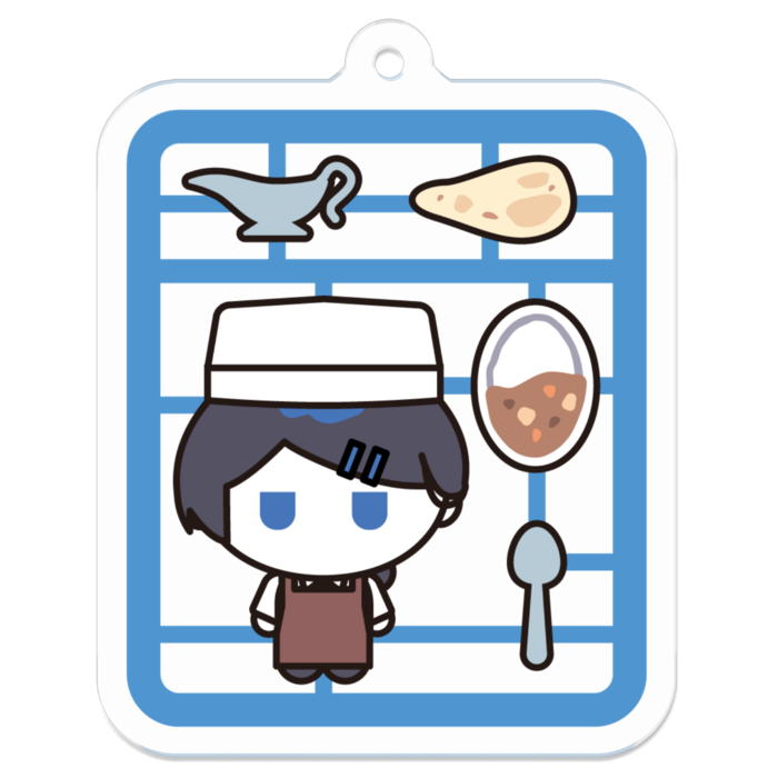 アクリルキーホルダー - 50 x 50 (mm)