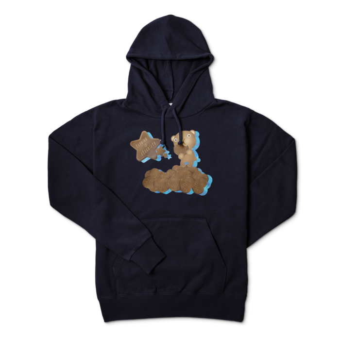 パーカー - L - ネイビー