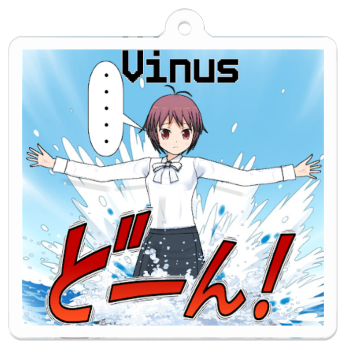 アクリルキーホルダー - 50 x 50 (mm)