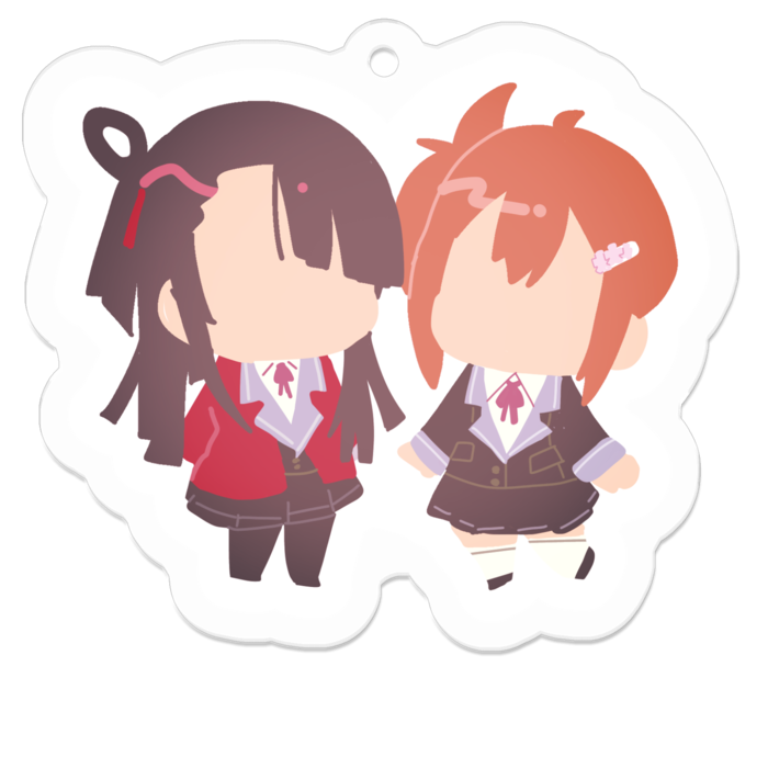 アクリルキーホルダー - 50 x 50 (mm)