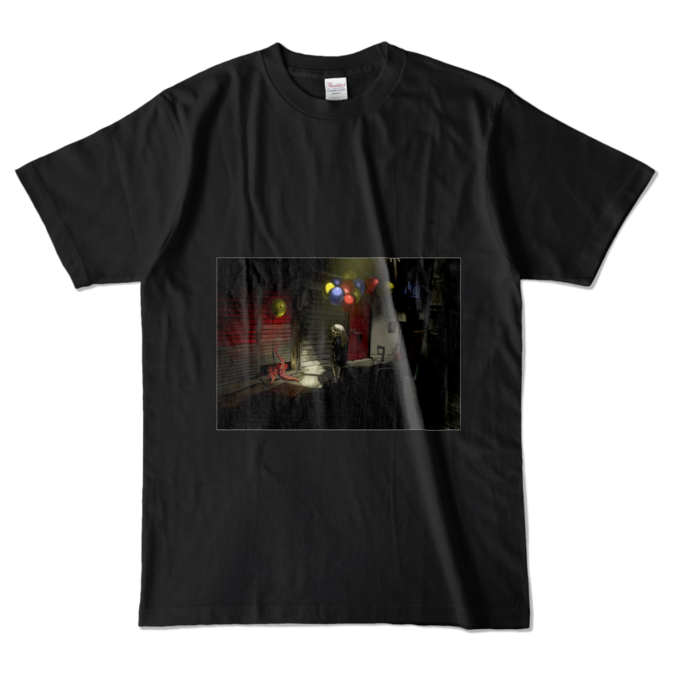 カラーTシャツ - L - ブラック (濃色)