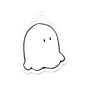 いつでもおばけちゃんアクリルキーホルダー おばけちゃんしょっぷ Booth