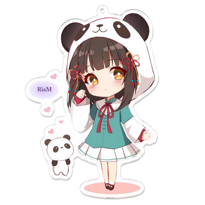 アクリルキーホルダー - 100 x 100 (mm)