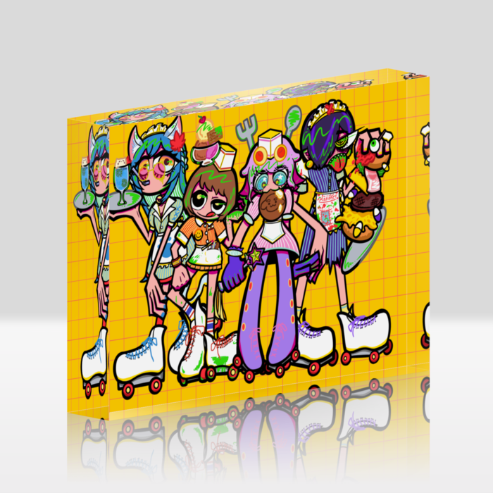 アクリルブロック - 148x100mm