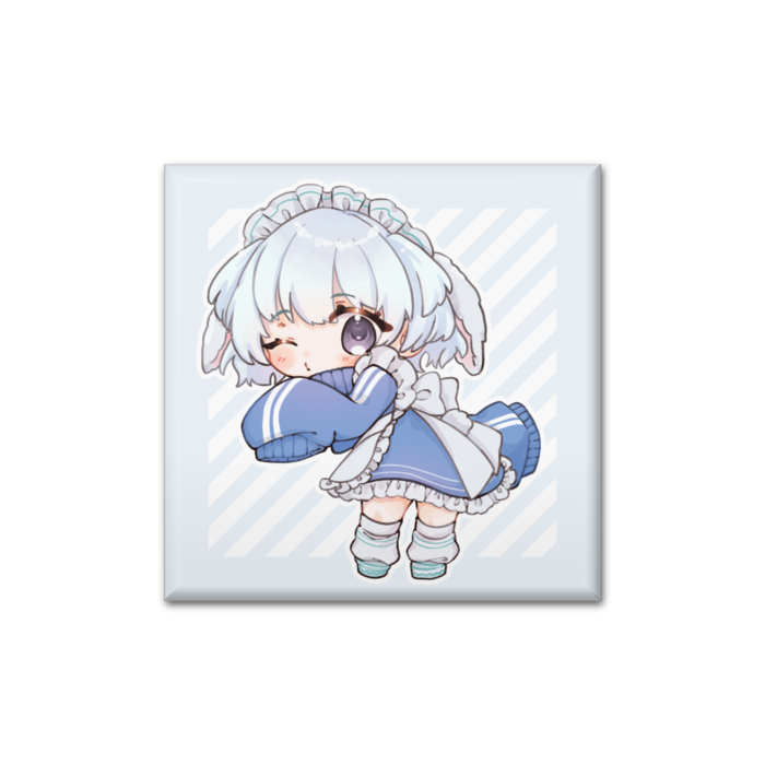 SDイラスト(通常)　缶バッジ(正方形) Ver. - 40 (mm)