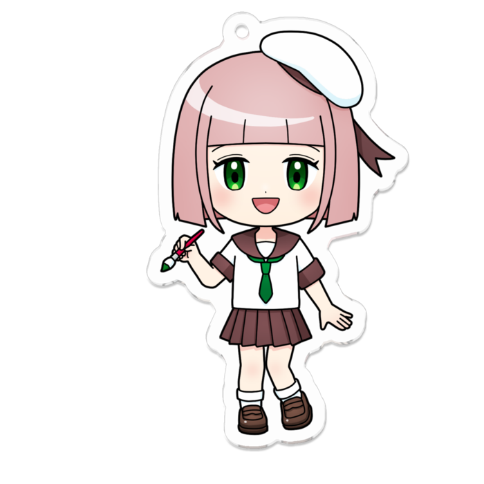 アクリルキーホルダー - 70 x 70 (mm)