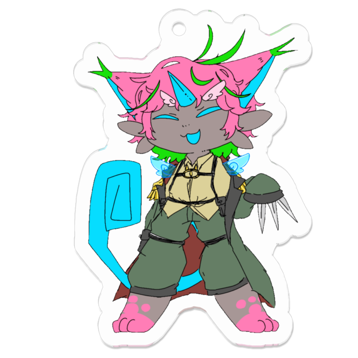 アクリルキーホルダー - 50 x 50 (mm)