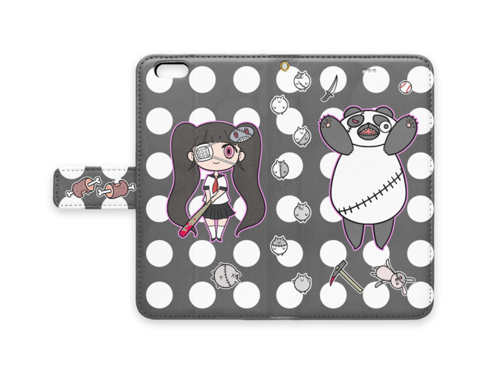 手帳型iPhoneケース - iPhone6 Plus - ストラップ穴 あり