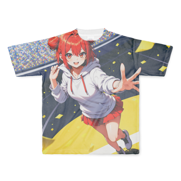 フルグラフィックTシャツ - L - 正面印刷のみ