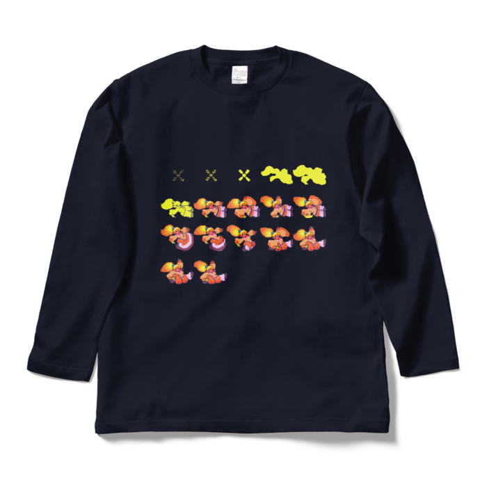 ロングスリーブTシャツ - L - ネイビー