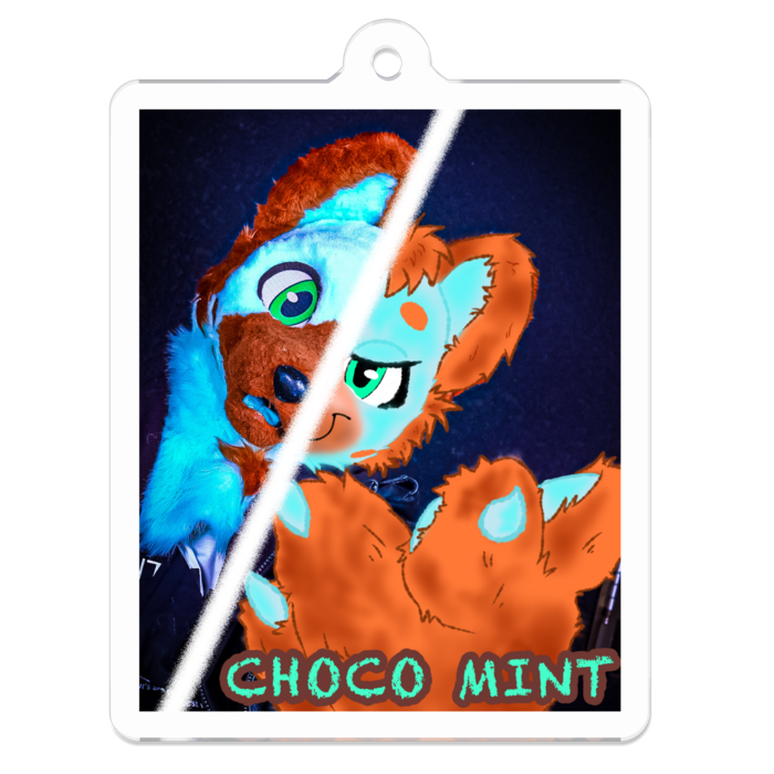 アクリルキーホルダー - 50 x 50 (mm)