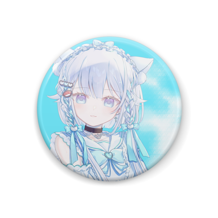 バースデーイラスト缶バッジ - 44mm