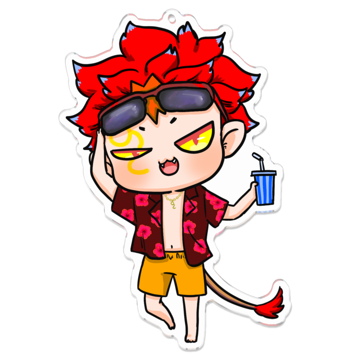 アクリルキーホルダー - 100 x 100 (mm)