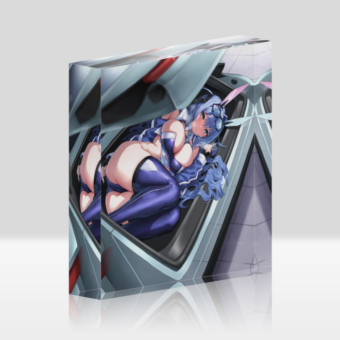 アクリルブロック - 100x100mm(ホワイトタイプ)